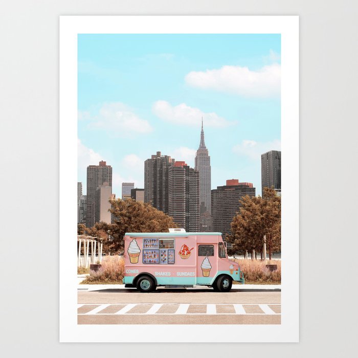 New York Ice Cream Kunstdrucke