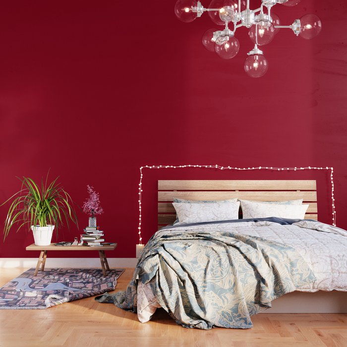 Carmine - solid color Wallpaper