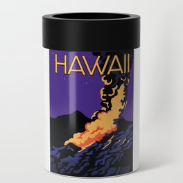 Hawaii Vintage vacation print. Can Cooler