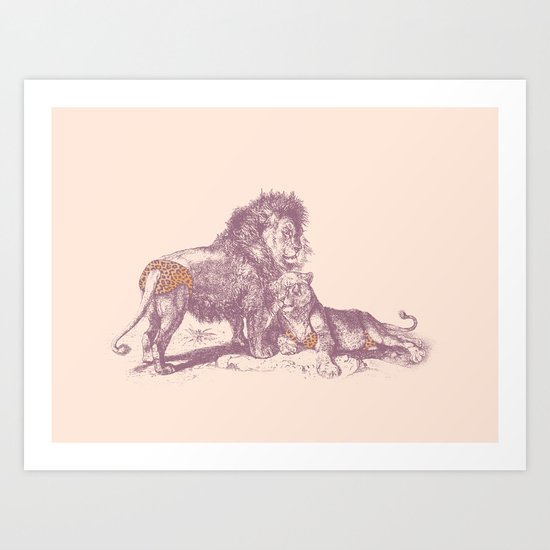 Rrrrauwch! Art Print