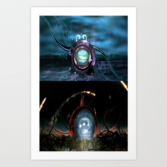 Beginning VS the End Art Print