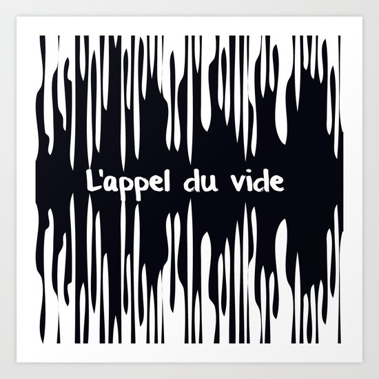 L'appel du vide Art Print