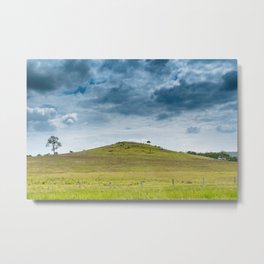Storm Front over the Hunter Valley, Australian Landscapes Metal Print | Greenery, Ruralphotography, Australia, Weatherphotography, Color, Huntervalley, Thevineyards, Landscape, Nature, Countryscapes 