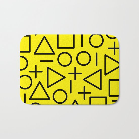 Memphis pattern 71 Bath Mat