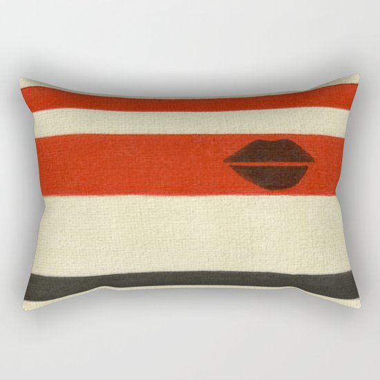 The Lady Vanishes Rectangular Pillow