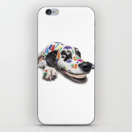 Spotted dog iPhone & iPod Skin