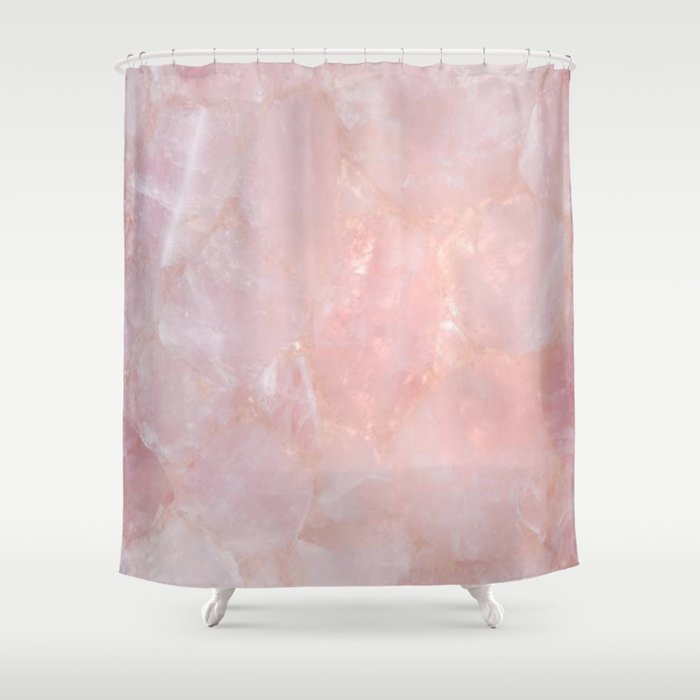 Rose Quartz Shower Curtain