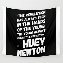 The Revolution of The Young - Huey Newton Wall Tapestry