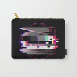 Pink Glitch TV test Carry-All Pouch