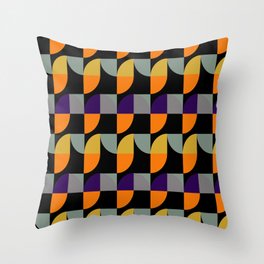 Revival pattern Geometric Design Modern Color Vintage Design Throw Pillow