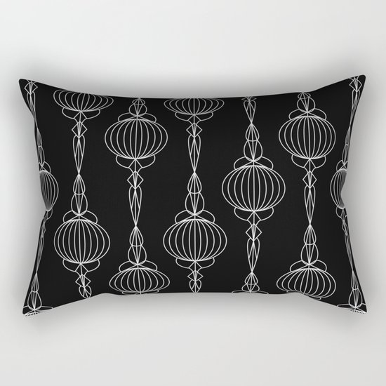 Art Deco 52 . Christmas decorations . Rectangular Pillow
