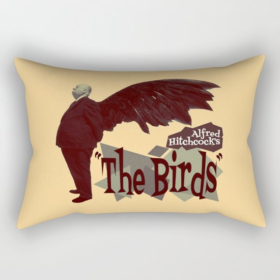 Alfred Hitchcock | The Birds Rectangular Pillow