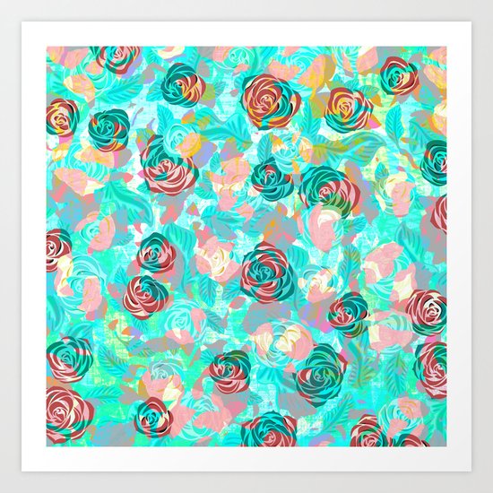Vintage Roses #2 Art Print