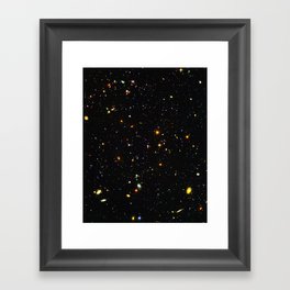 Hubble Ultra Deep Field Framed Art Print