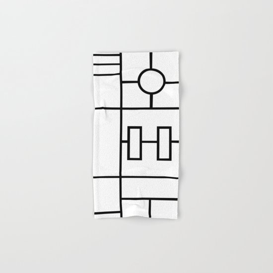 PS Grid Hand & Bath Towel