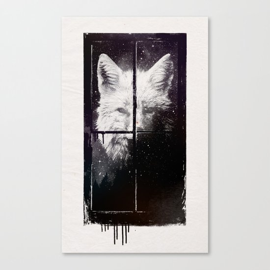 Night window Canvas Print