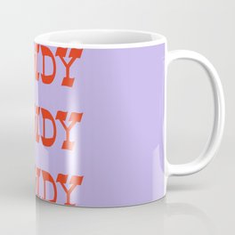 Howdy Howdy!  Lavender and Red Mug