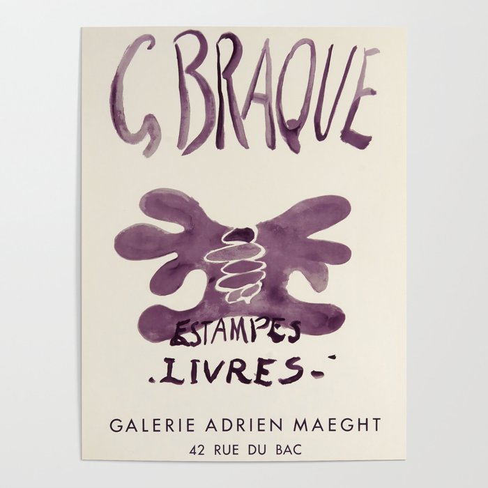 Estampes - Livres by Georges Braque, 1958 Poster