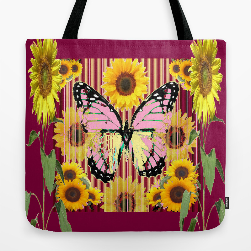 pink butterfly bag