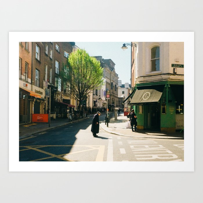 From Shade To Sun, Exchequer Street (Dublin) Art Print