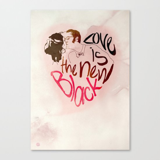 The new black Canvas Print