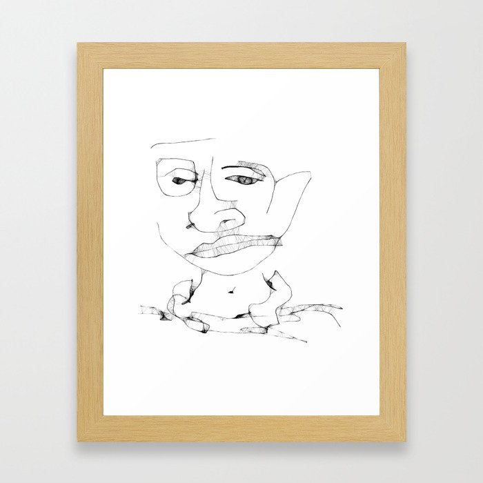 Th boy Framed Art Print