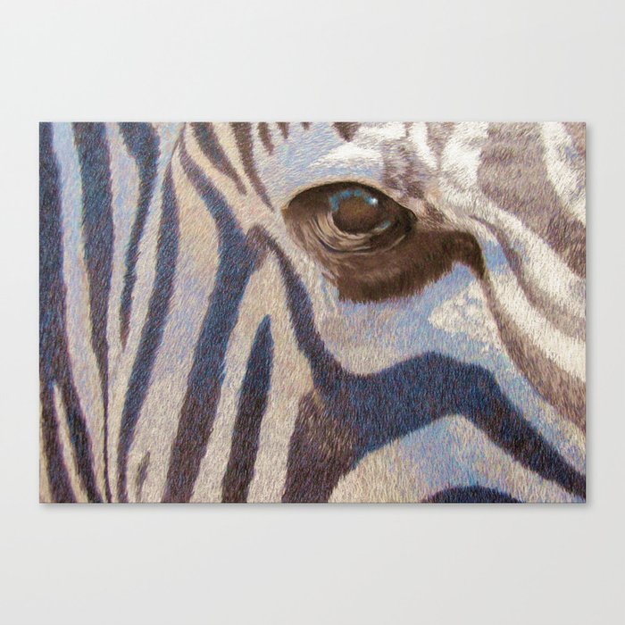 Grants Zebra Canvas Print