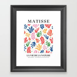 Nature Leaf Cut Outs | Henri Matisse Series Framed Art Print
