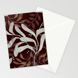 CHOCOLATE LEAVES Stationery Card