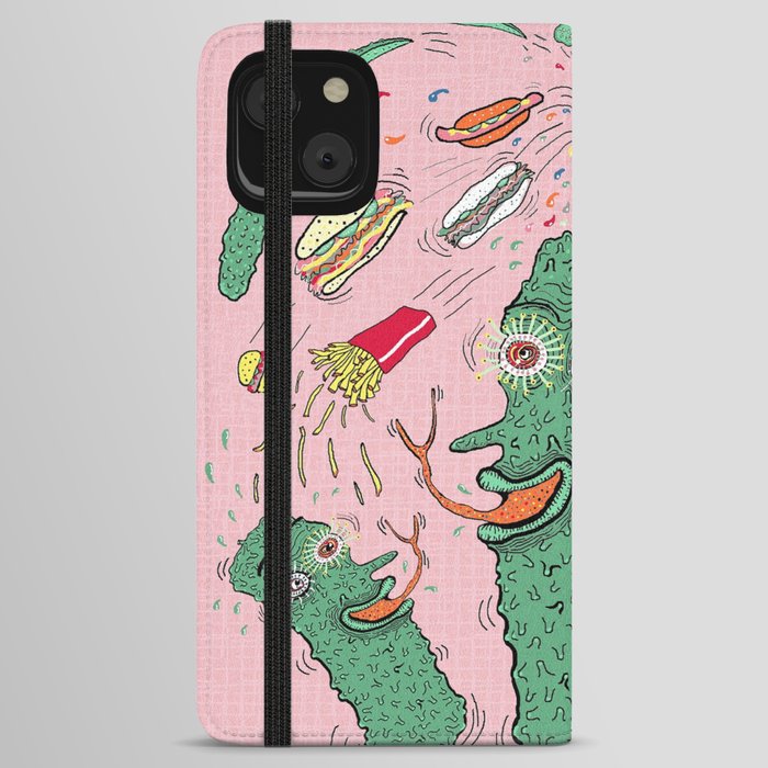 Pickle Boy and the Sandwiches iPhone Wallet Case
