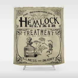 Dr. Schwindler's Original Hemlock Elixir Shower Curtain