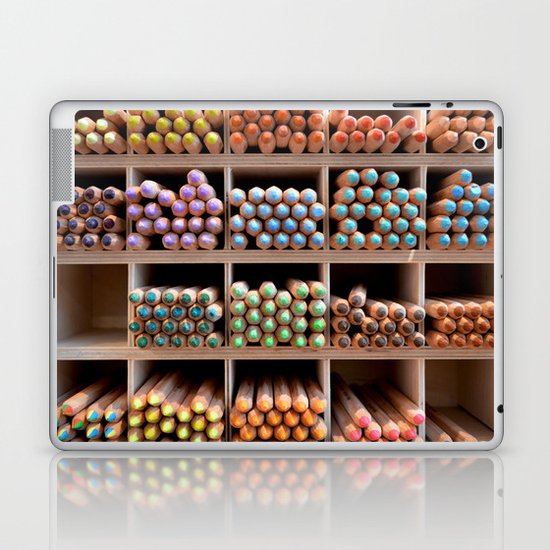 Coloured pencils Laptop & iPad Skin