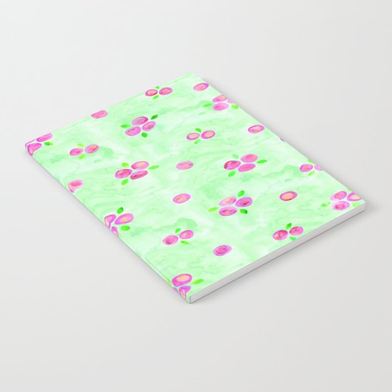 Roses Pattern 01 Notebook