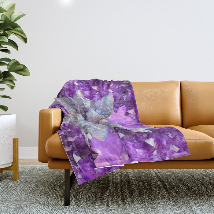 Amethyst throw blanket sales