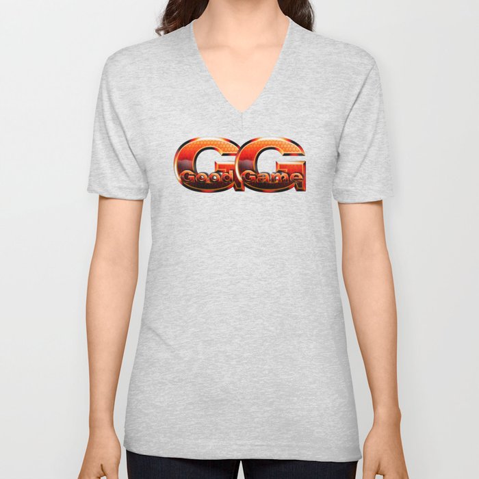 GG Good Game 1 V Neck T Shirt