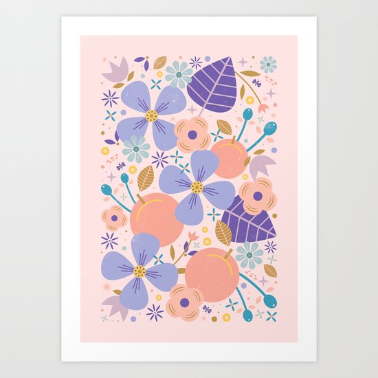 Just Peachy Art Print