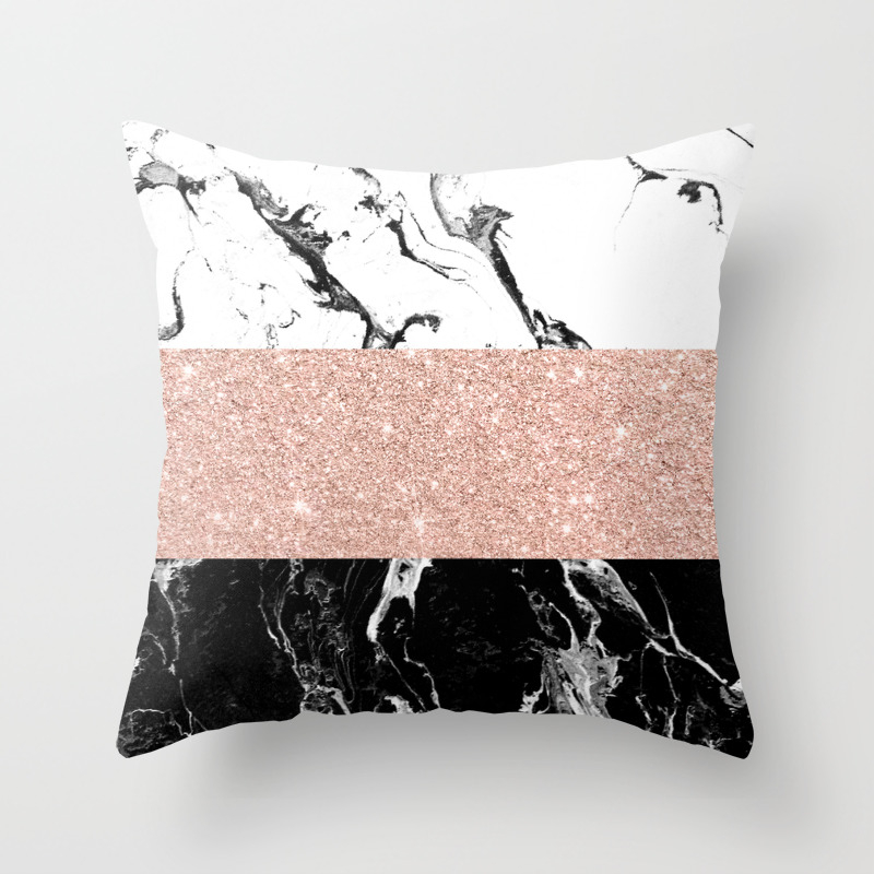 modern black throw pillows