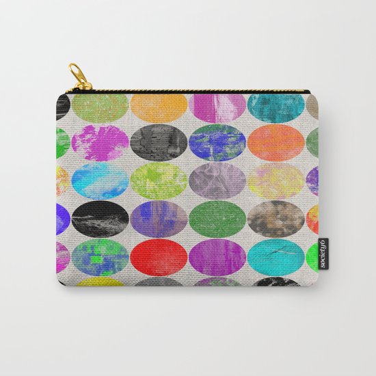 36 Textures - Multi Coloured, Multi Patterned, Multi textured Canvas Painting Carry-All Pouch