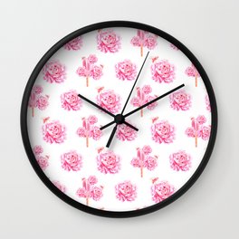 Rose Pop Wall Clock