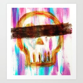 See no evil - Skull Art Print