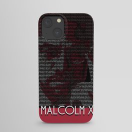 Malcolm x iPhone Case