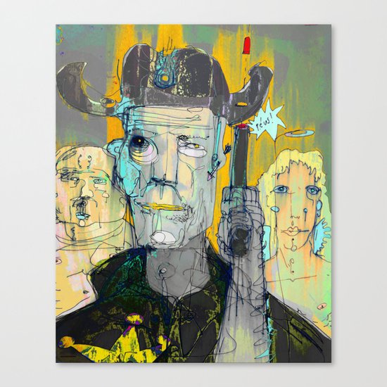 The Good, The Bald & The Ugly Canvas Print
