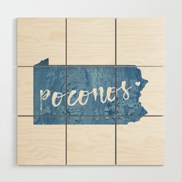 Poconos Pennsylvania Wood Wall Art