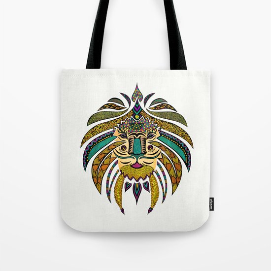 Emperor Tribal Lion Tote Bag