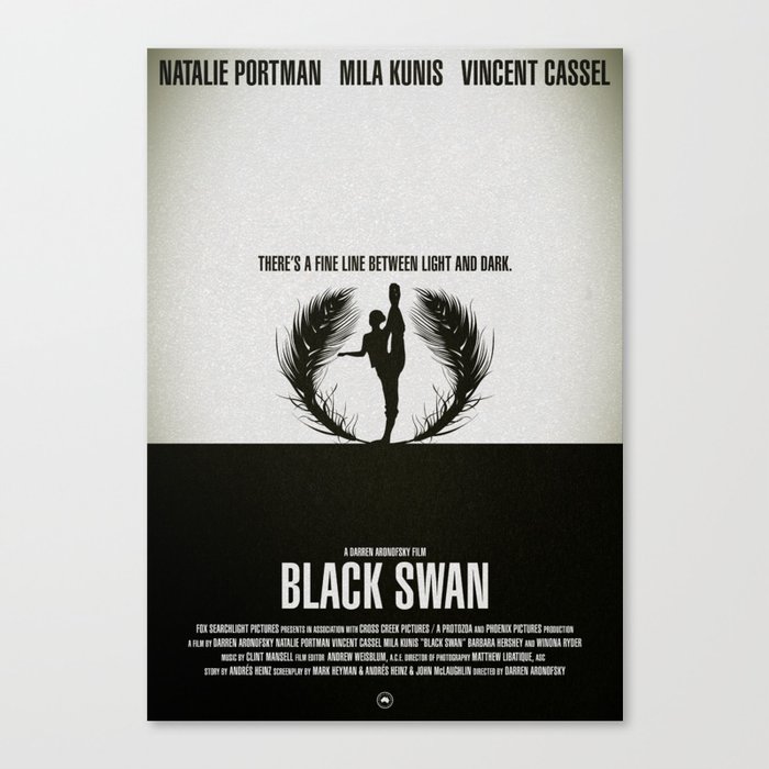BLACK SWAN Canvas Print