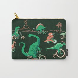 Dinosaurs on Bikes! Carry-All Pouch