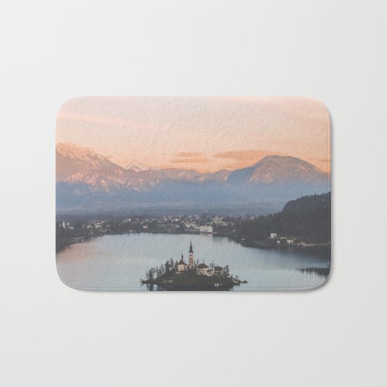 Lake Bled, Slovenia Bath Mat
