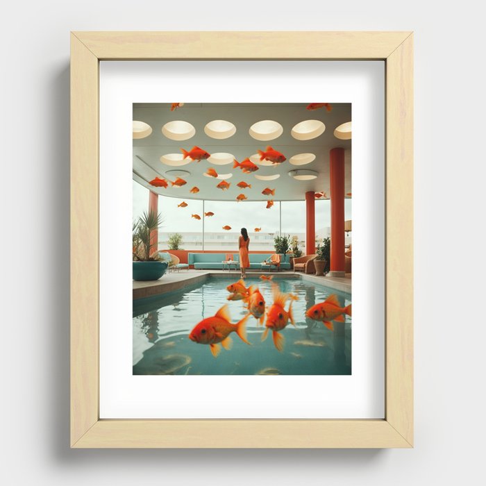 The Hotel Recessed Framed Print