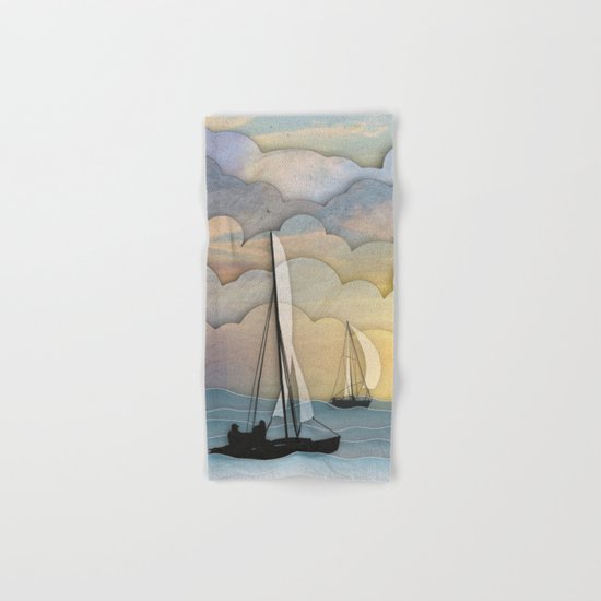 Sailing I Hand & Bath Towel