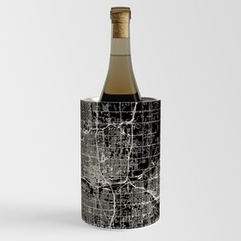 Oklahoma City Map, USA Wine Chiller